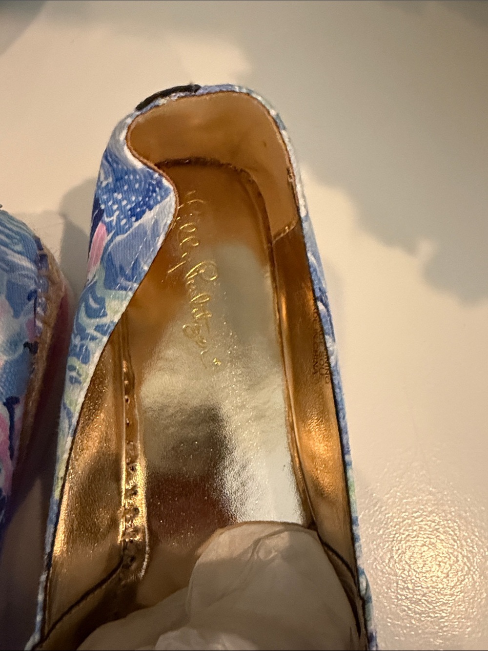 Lilly Pulitzer Marlo Espadrilles – Saltwater Blue Shade Seekers - Picture 2 of 5